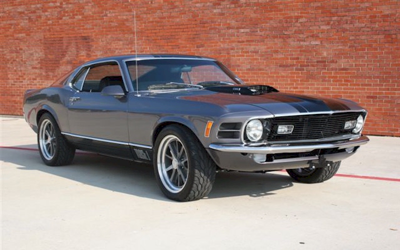 Gray / Pewter 1970 Mach 1 Restomod — Tom Rose