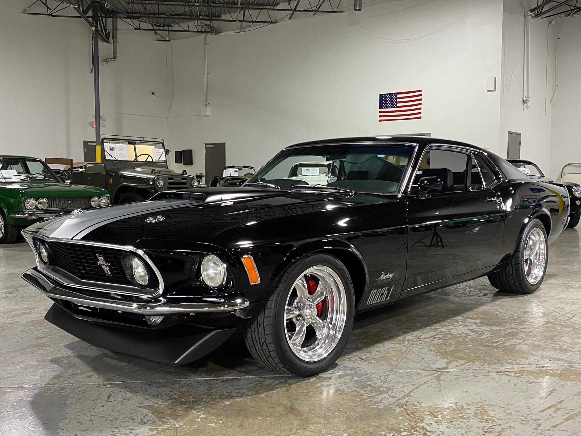 Silver Metallic 1970 Mach 1 Restomod — Shelby 427